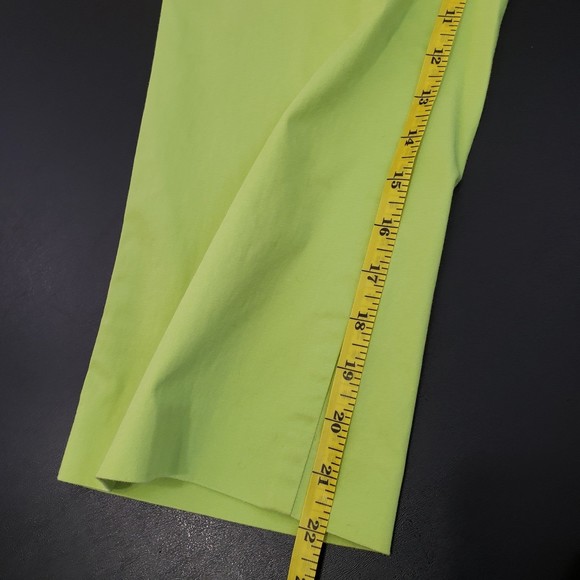 Josephine Studio Women's Lime Green Capri Pants, Size 6 - Picture 8 of 8